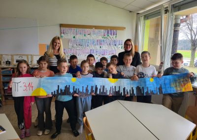 Dokončano mesto Pi - učenci 3. b